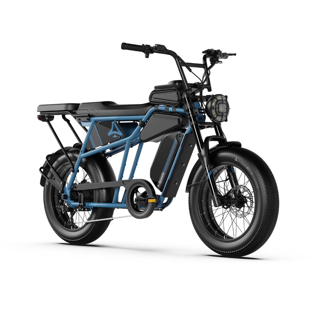 A-Spadz CAVET Air Plus | Blauw (incl. achterzitje & tasjes)