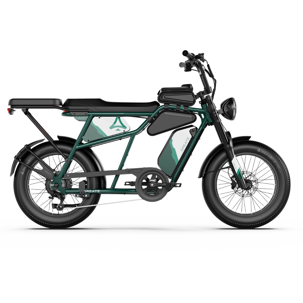 A-Spadz CAVET Air Plus | Groen (incl. achterzitje & tasjes)