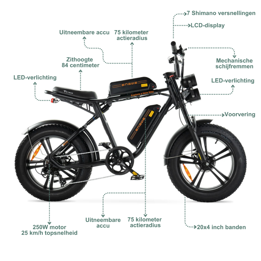ENGWE M20 (26Ah) - ZwartENGWE M20 (26Ah) - Zwart