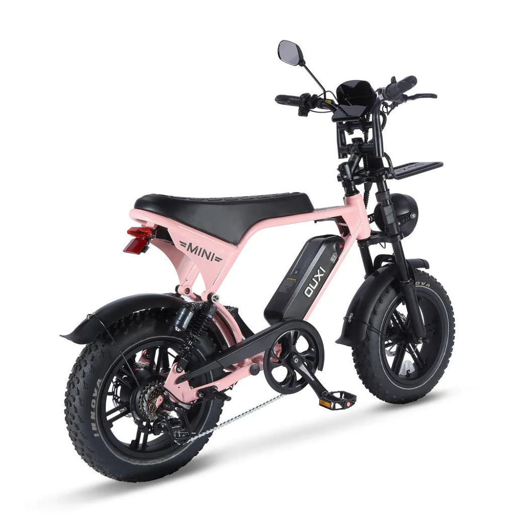 OUXI V8 Ultra Mini - Roze (incl. voetsteuntjes, voorrekje & alarm)OUXI V8 Ultra Mini - Roze (incl. voetsteuntjes, voorrekje & alarm)