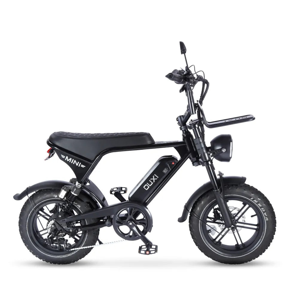 OUXI V8 Ultra Mini - Zwart (incl. voetsteuntjes, voorrekje & alarm)