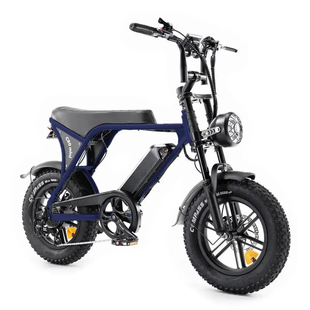 OUXI C80 Mini - Donkerblauw (incl. voetsteuntjes & alarm)