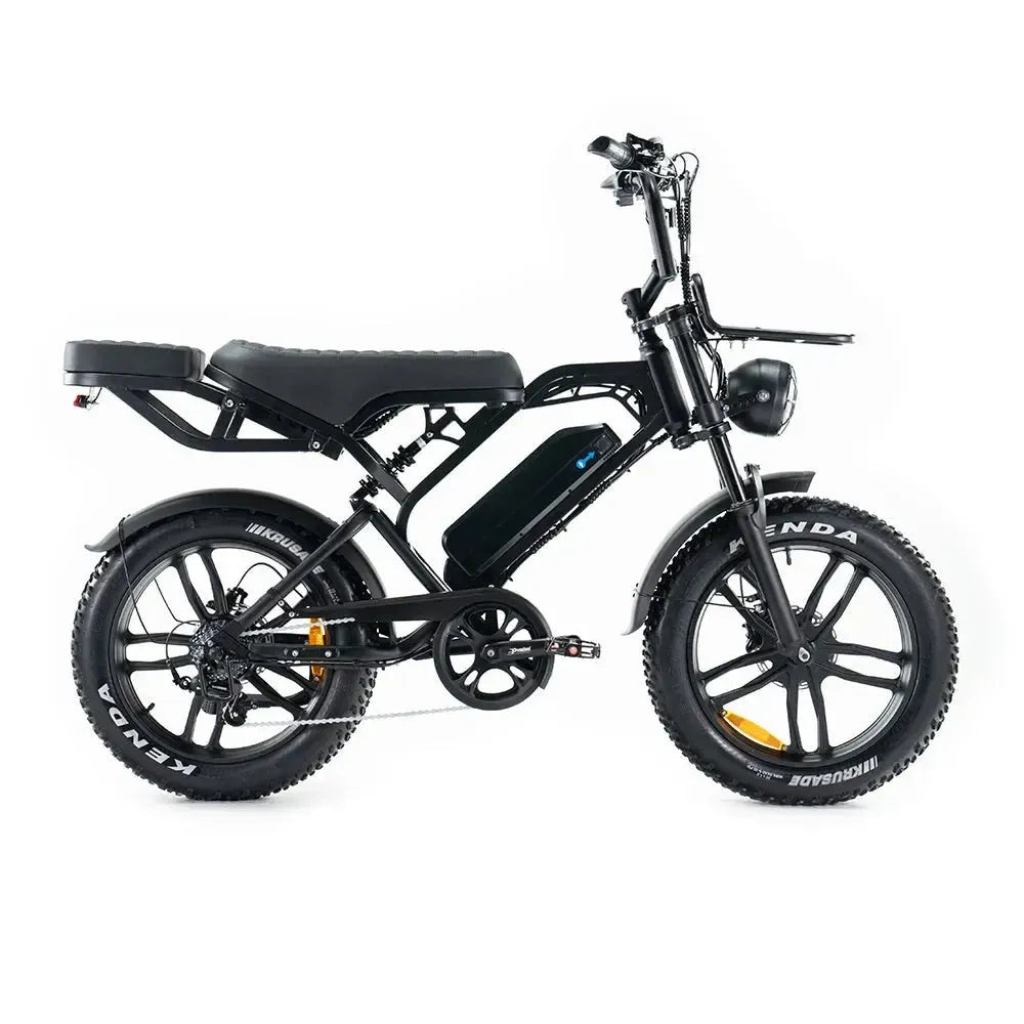 QMWHEEL V20 Pro - Zwart (incl. achterzitje, voorrekje & alarm)