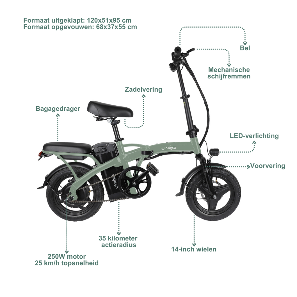 Windgoo B22 - LegergroenWindgoo B22 - Legergroen
