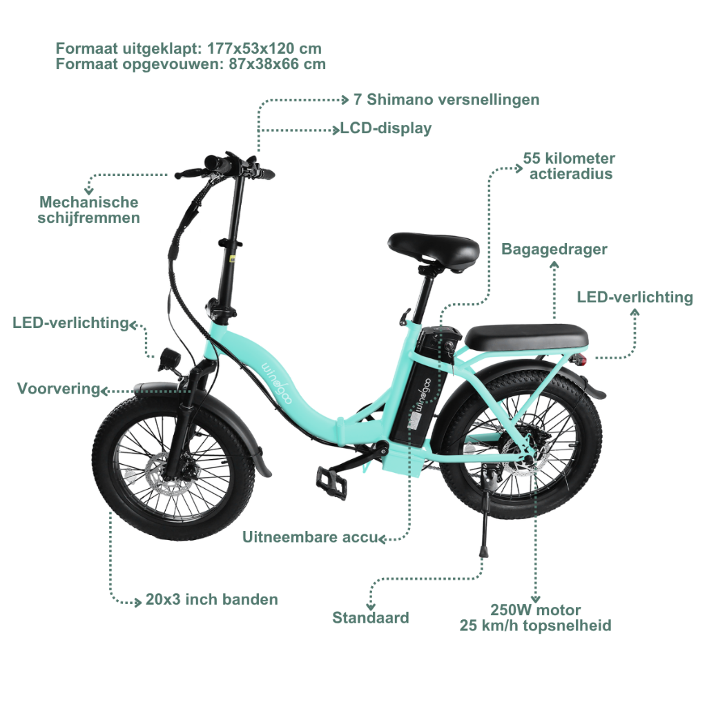 Windgoo E20 - LichtgroenWindgoo E20 - Lichtgroen