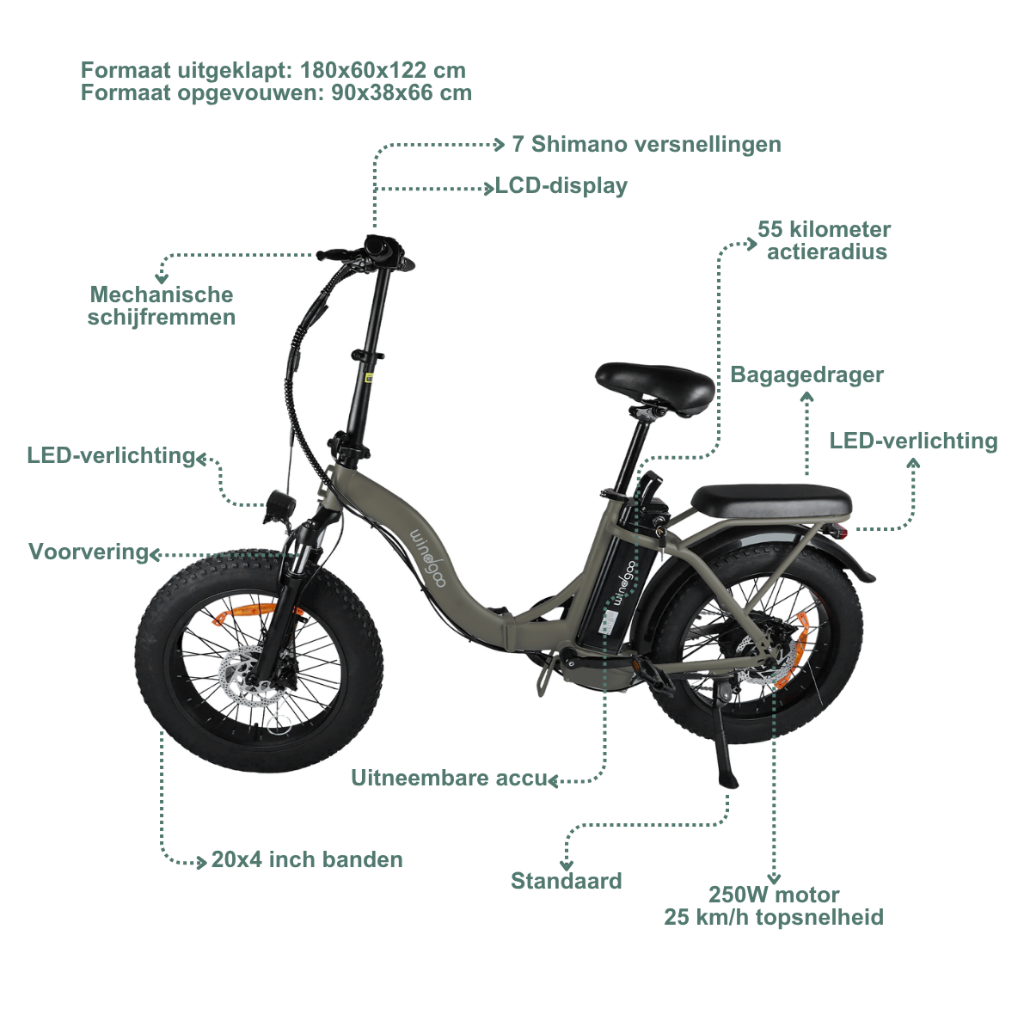 Windgoo E20 Pro - DonkerbruinWindgoo E20 Pro - Donkerbruin