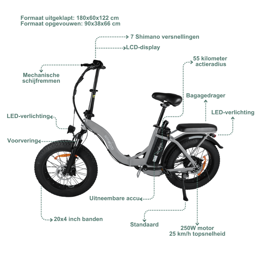 Windgoo E20 Pro - LichtgrijsWindgoo E20 Pro - Lichtgrijs